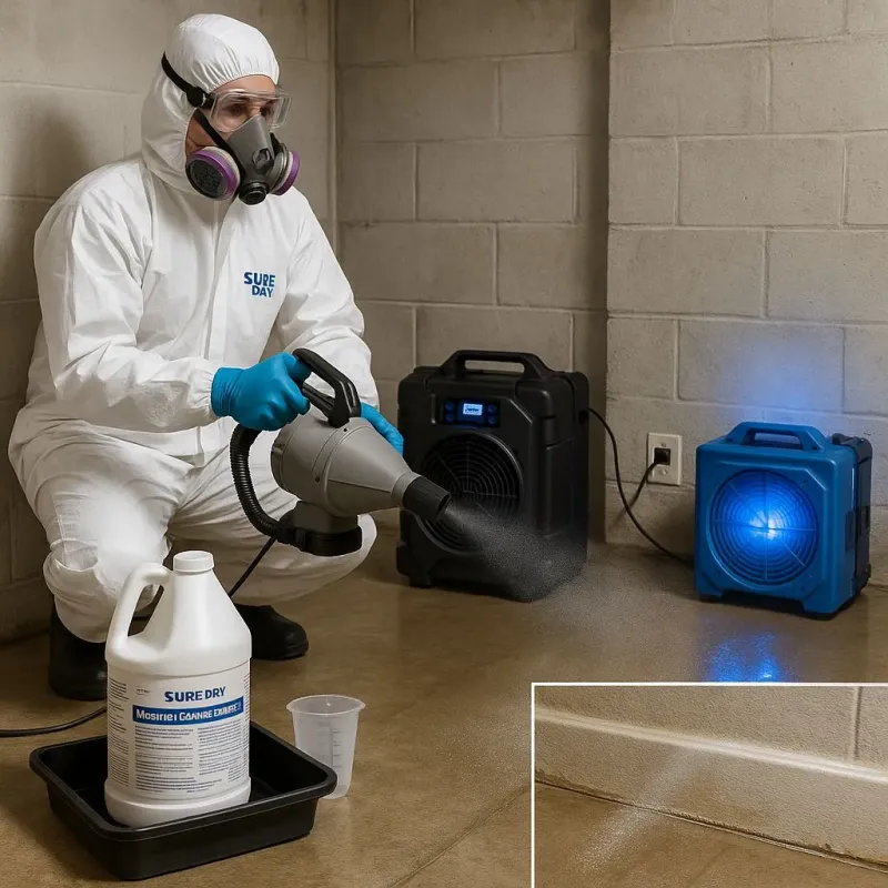 Sanitization and Odor Removal process in Friendship Village, MD
