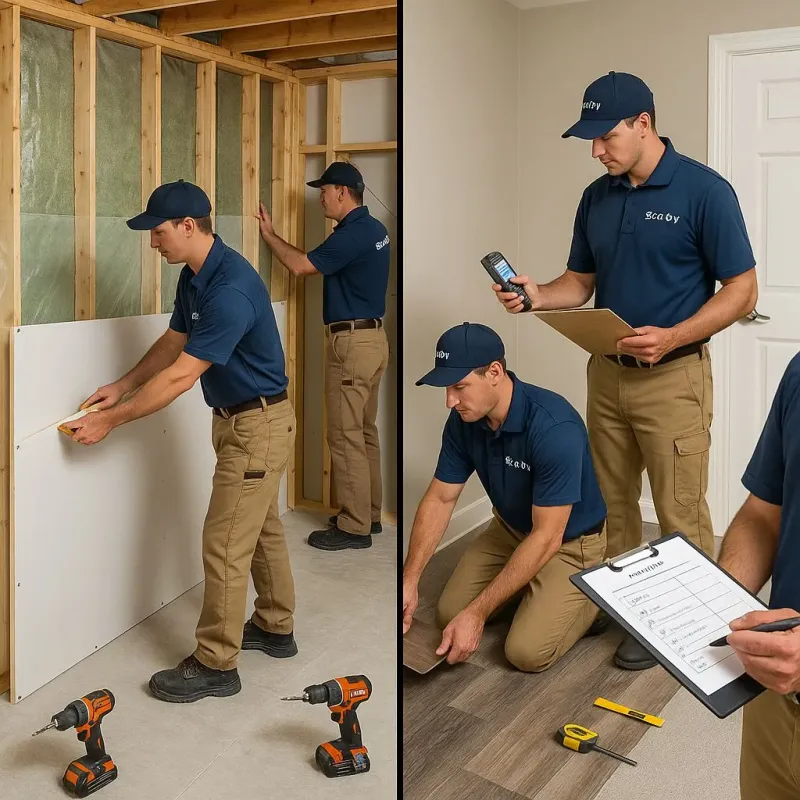 Repairs and Reconstruction process in Friendship Village, MD
